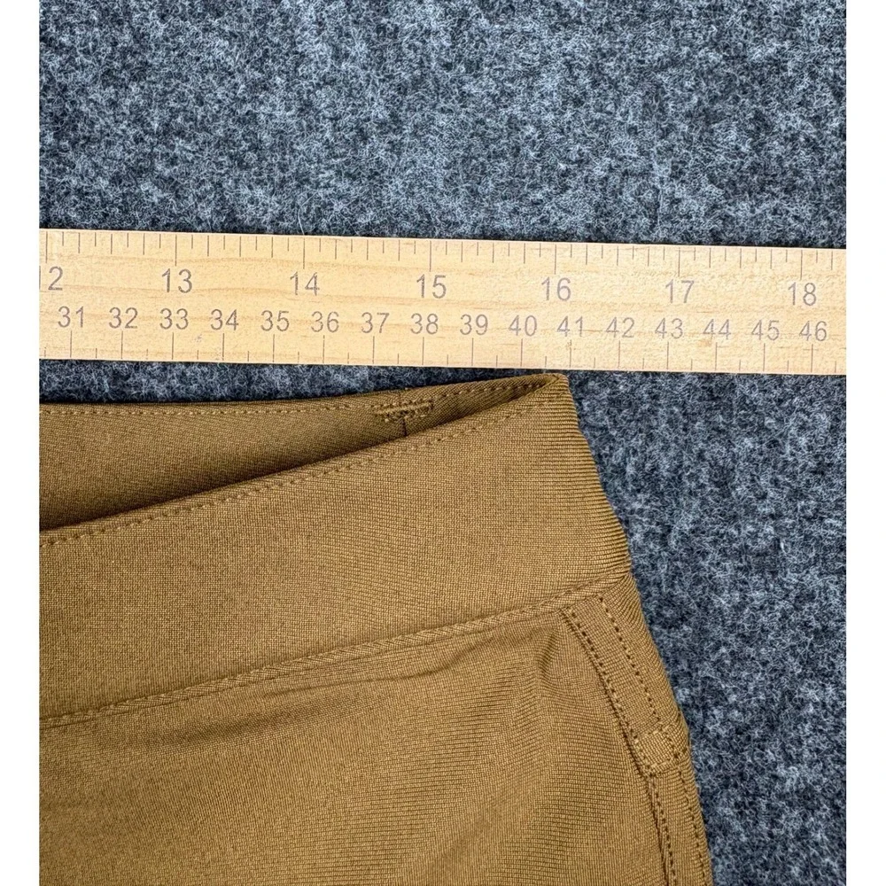 Lululemon ABC Pant Slim Fit 32 Tan Brown 5 Pocket Warpstreme Mens Trousers
